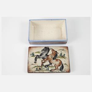 Zwei Deckeldosen Fritz Hudler