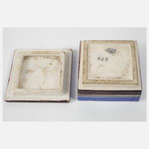 Zwei Deckeldosen Fritz Hudler