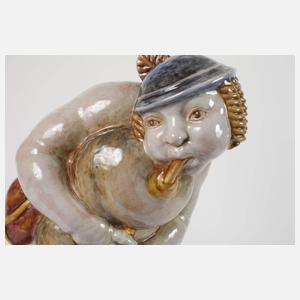 Karlsruhe Dudelsackspieler (Gartenfigur)