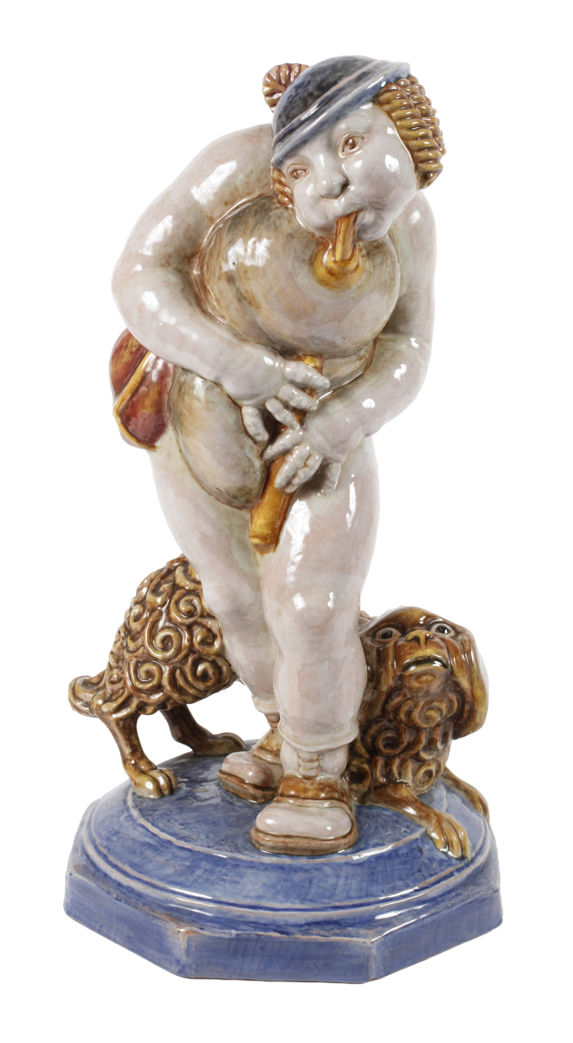 Karlsruhe Dudelsackspieler (Gartenfigur)