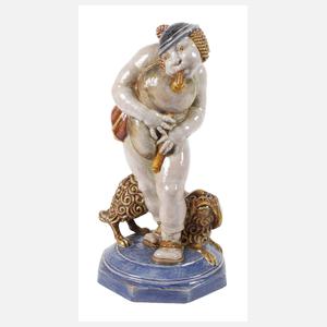 Karlsruhe Dudelsackspieler (Gartenfigur)