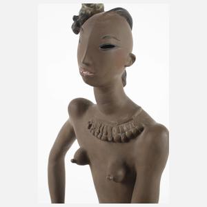 Karlsruher Majolika "Afrikanerin"