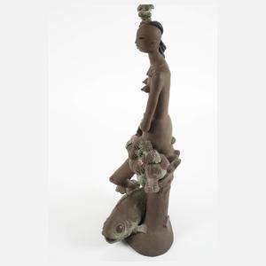Karlsruher Majolika "Afrikanerin"