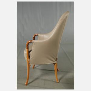 Umberto Asnago, Paar Sessel Progetti und Ottomane