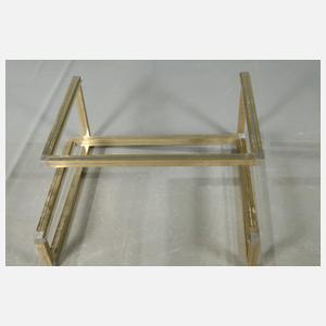 Paar Tischgestelle Bicolor