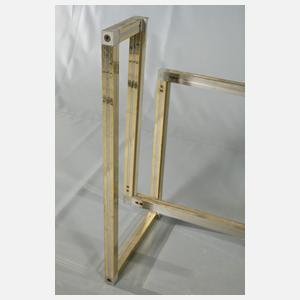 Paar Tischgestelle Bicolor