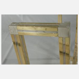 Paar Tischgestelle Bicolor