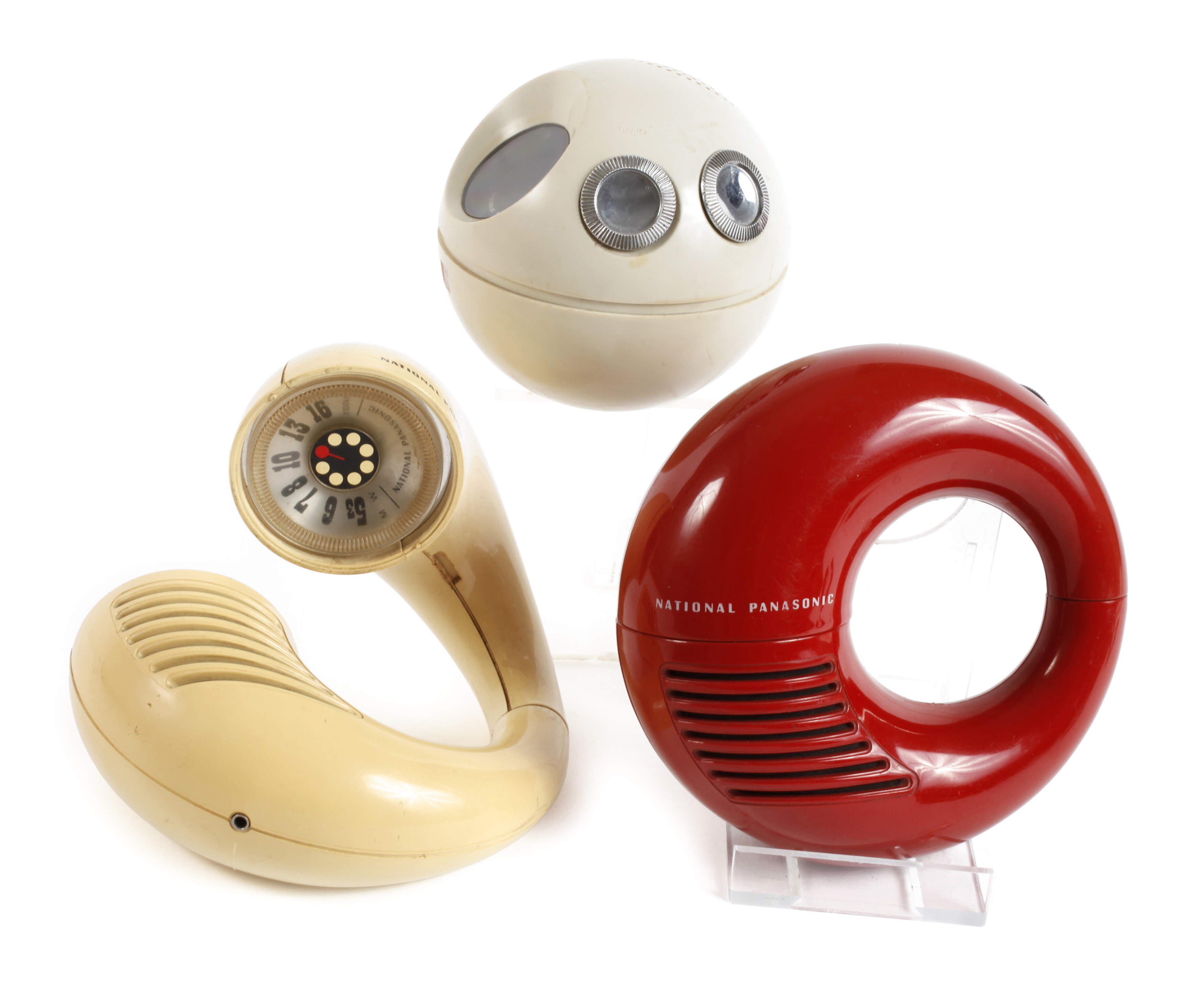 Drei Radios Space-Age