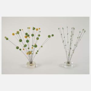 Konvolut kinetische Skulpturen Space-Age