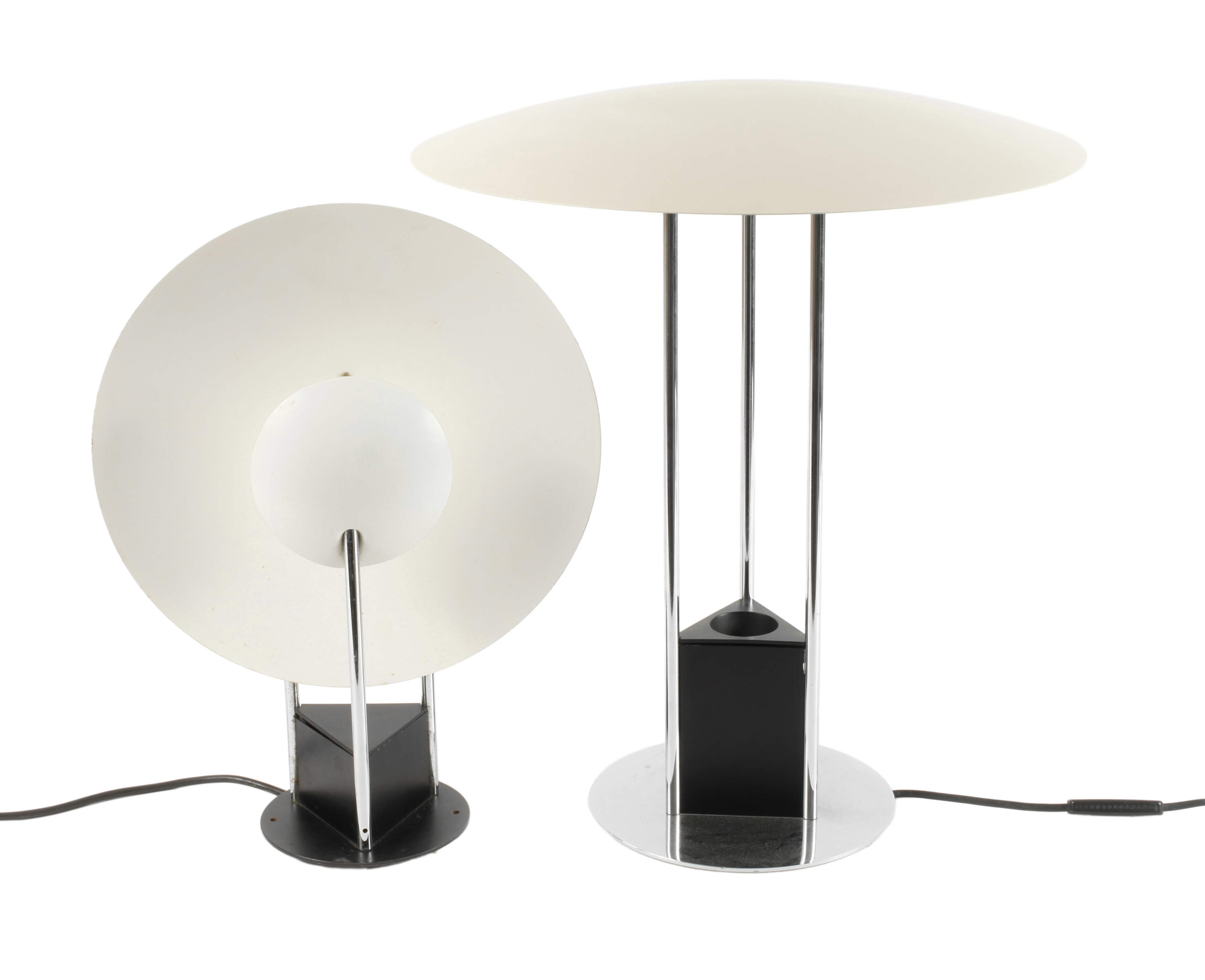 Zwei Tischlampen "Gino"