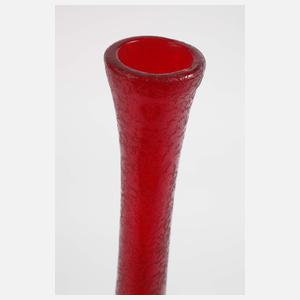 Murano Stangenvase Eisglas