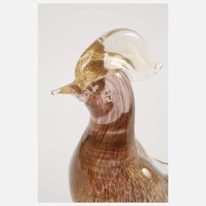 Murano Vogelplastik