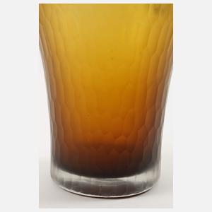 Murano große Vase in Batuttotechnik