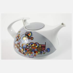 Rosenthal vier Teekannen "Hommage à Gropius"