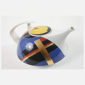 Rosenthal vier Teekannen "Hommage à Gropius"