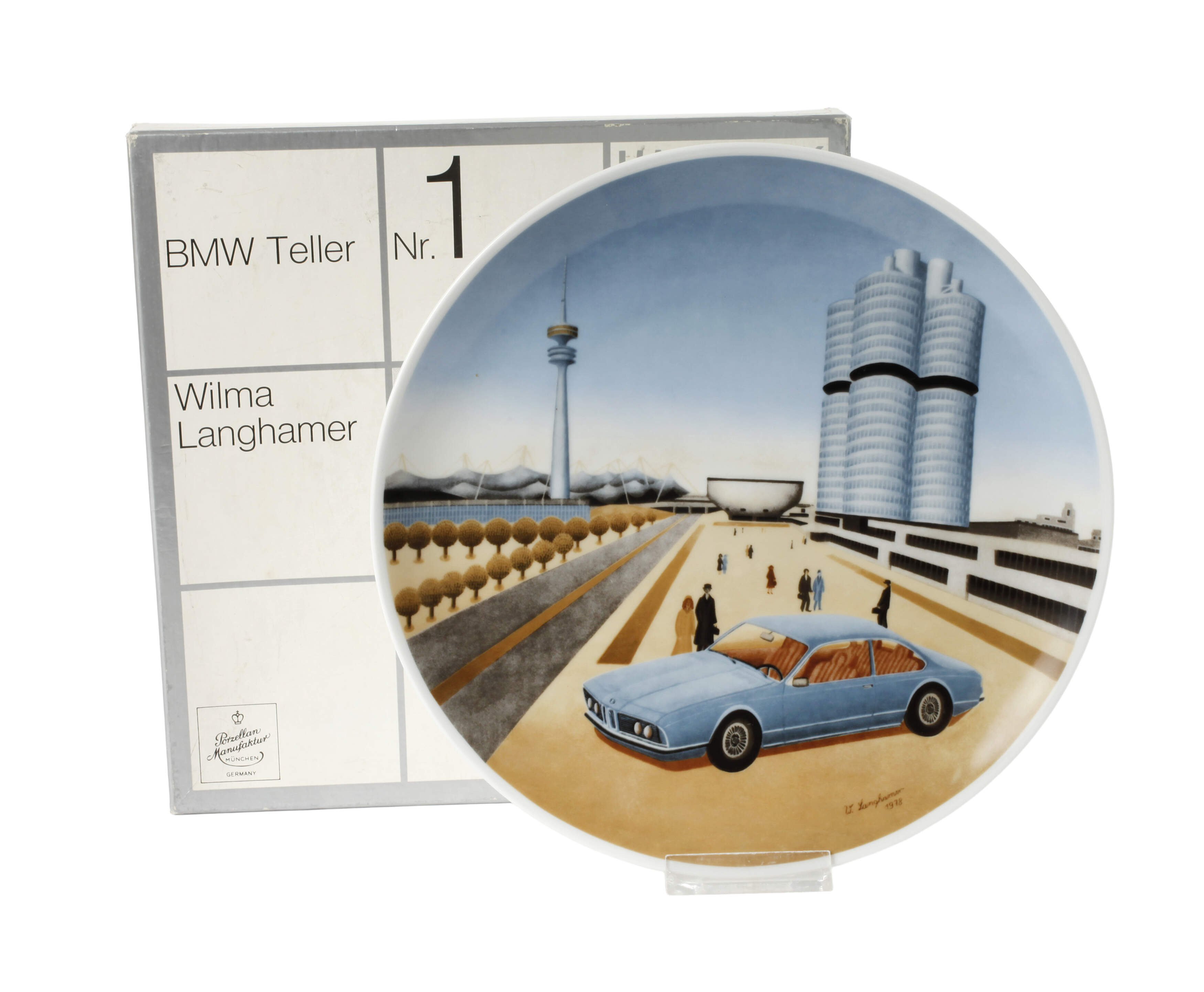 Rosenthal Wandteller "BMW Teller Nr. 1"