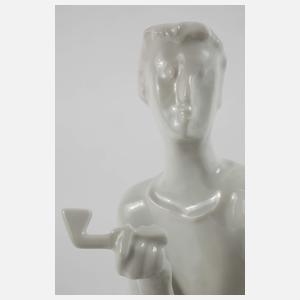 Rosenthal Mann mit Pfeife
