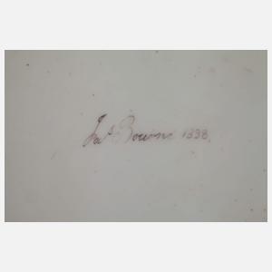 Bildplatte Tafelstillleben Biedermeier