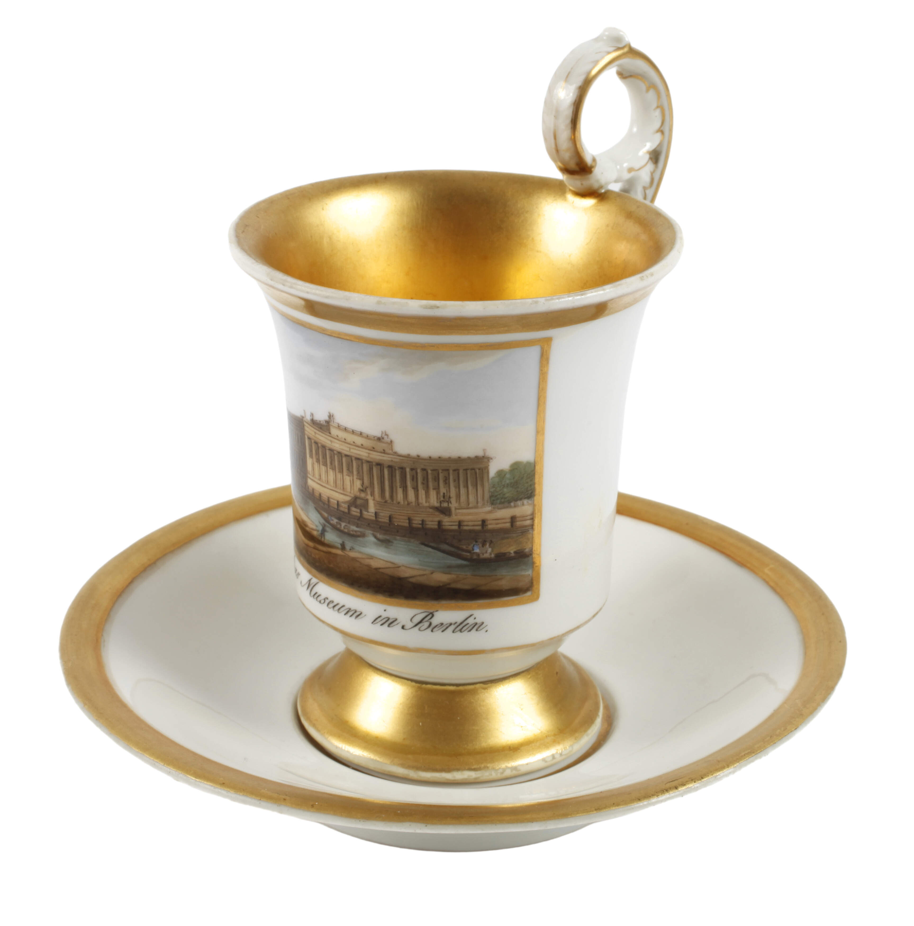 KPM Berlin Ansichtentasse "Das Museum in Berlin"