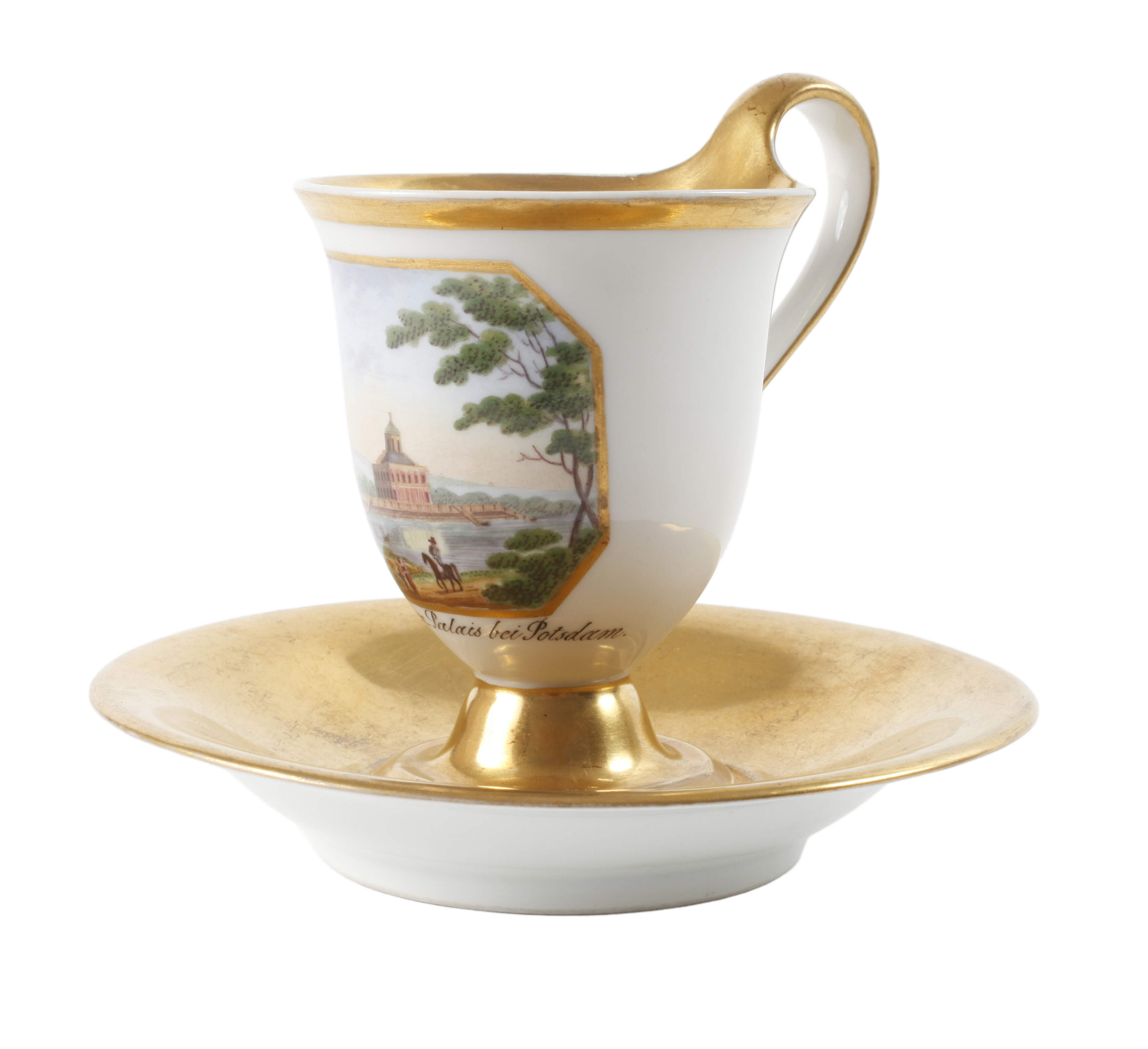 KPM Berlin Ansichtentasse Marmorpalais Potsdam