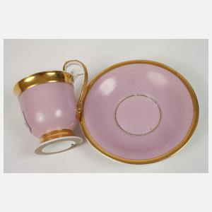 KPM Berlin Wappentasse mit Untertasse