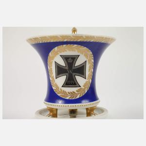 KPM Berlin patriotische Tasse mit Untertasse