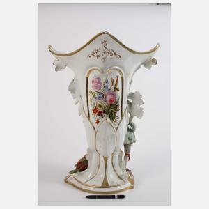 Übergroße figürliche Prunkvase Landschaftsmalerei