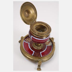 Dreiteilige Schreibtischgarnitur im Louis-seize-Stil