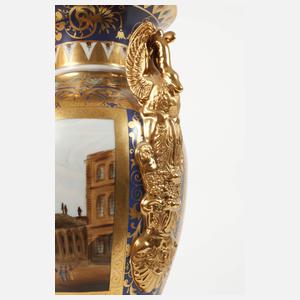 Große Prunkvase Berlinansichten Gendarmenmarkt