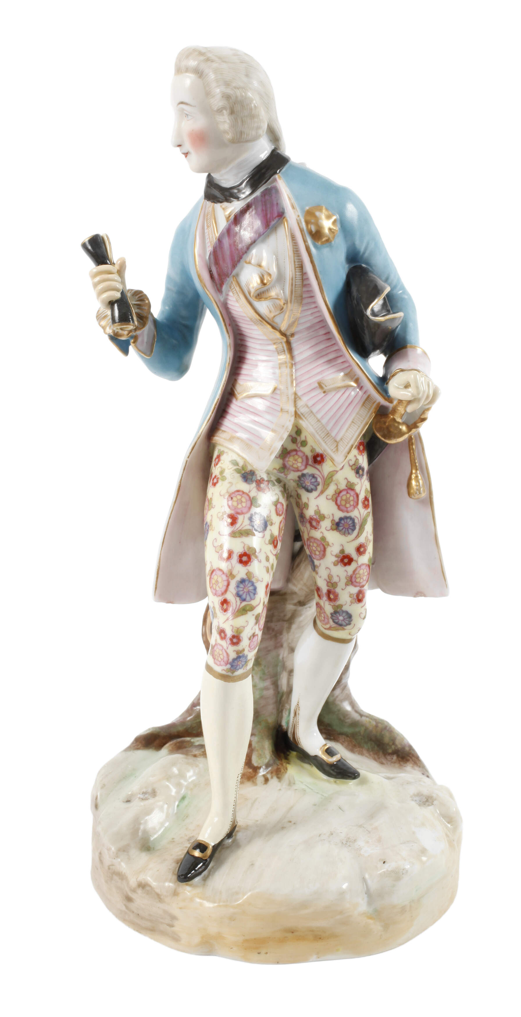 Edmé Samson Paris Kavalier mit Schriftrolle