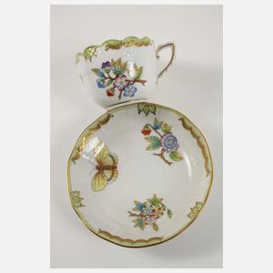 Herend Ungarn Mokkaservice "Queen Victoria - VBO"