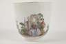 Meissen Tasse mit Untertasse Figurenmalerei