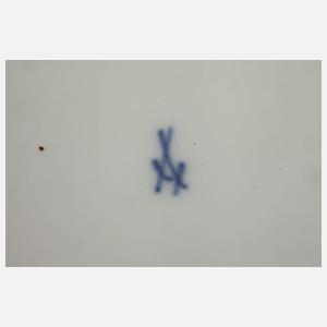Meissen Durchbruchteller Figurenmalerei