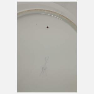 Meissen Teller "Vogelmalerei auf Stamm"