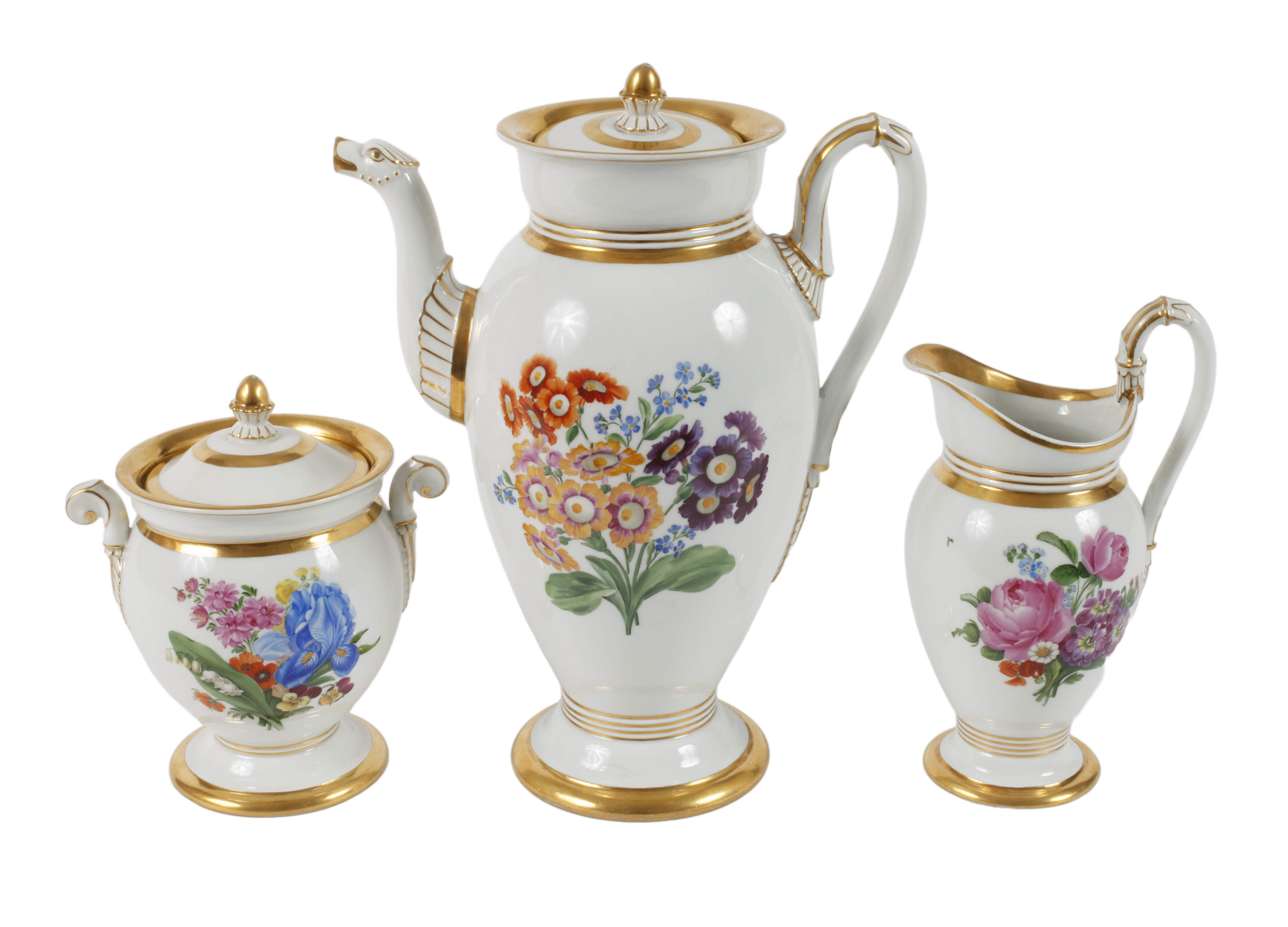 Meissen Kaffee-Kernstück Biedermeier