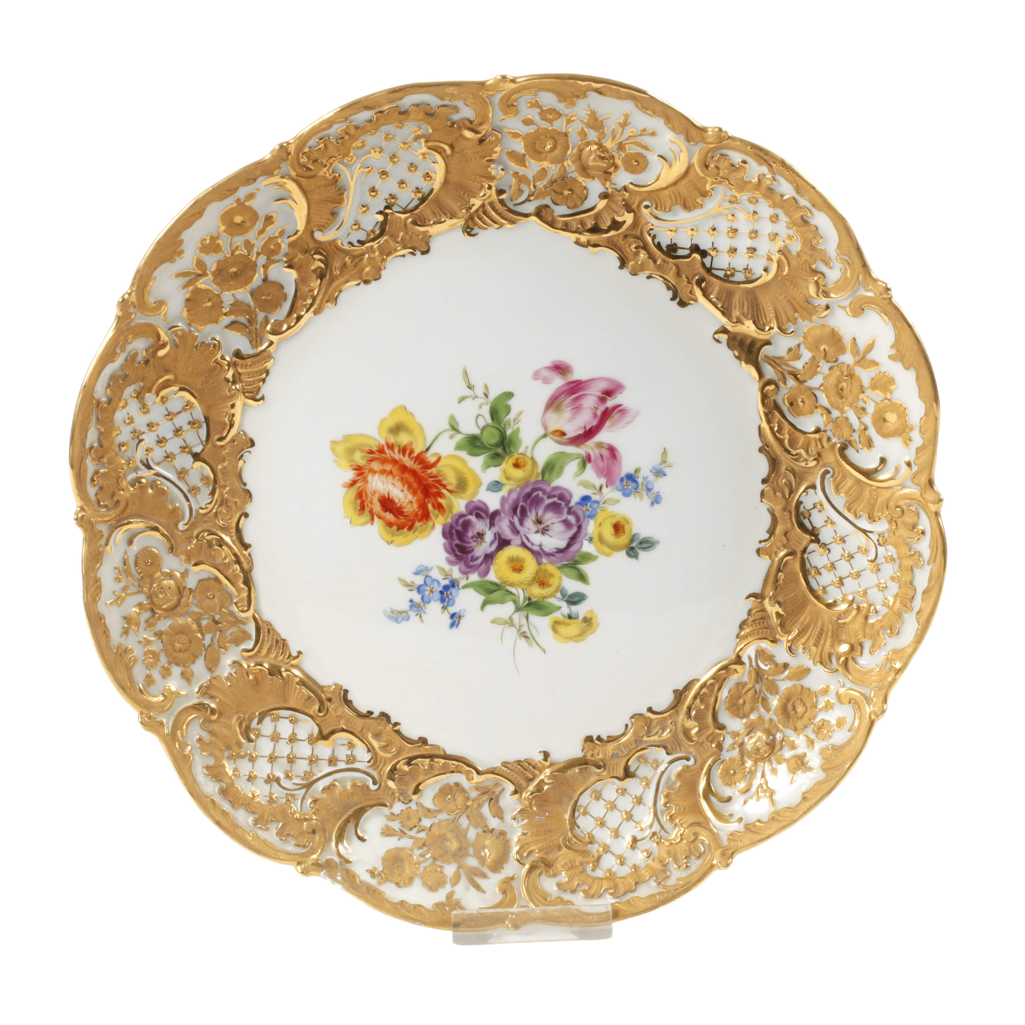 Meissen Prunkschale "Blumenbukett"