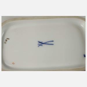 Meissen prunkvolle Henkelschale "Blumenbukett"