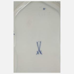 Meissen ovale Prunkschale Reliefdekor