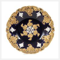 Meissen Prunkschale Akanthusrelief111