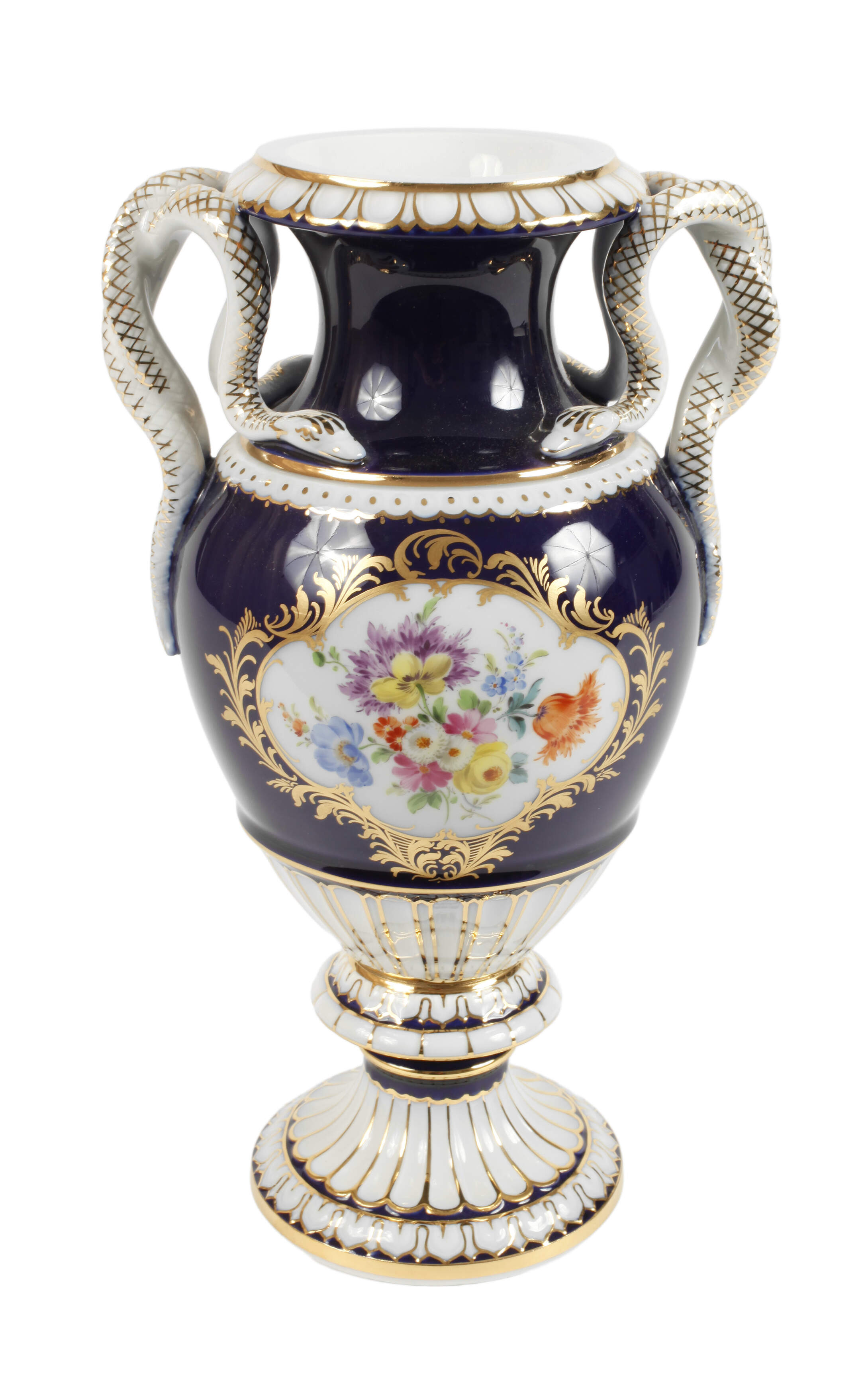 Meissen Schlangenhenkelvase "Amsterdamer Art"