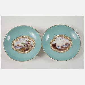 Meissen kleines Tête-à-Tête Kauffahrteiszenen