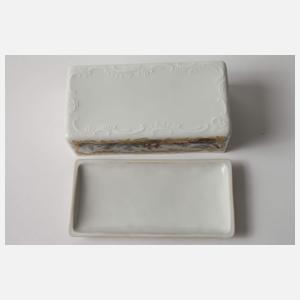 Meissen Tabatiere Figurenmalerei