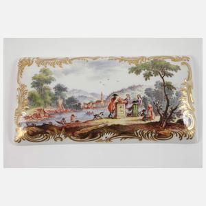 Meissen Tabatiere Figurenmalerei