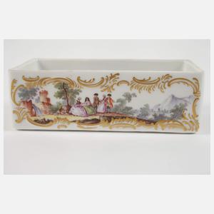 Meissen Tabatiere Figurenmalerei
