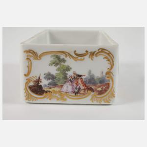 Meissen Tabatiere Figurenmalerei