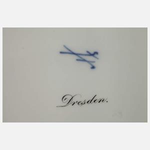 Meissen Durchbruchteller Ansicht "Dresden"