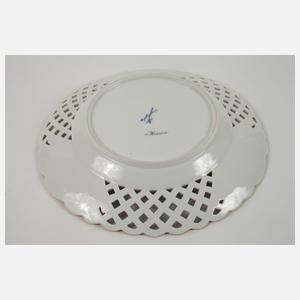 Meissen Durchbruchteller Ansicht "Meißen"