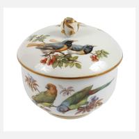 Meissen Deckeldose "Vogel- und Insektenmalerei"111