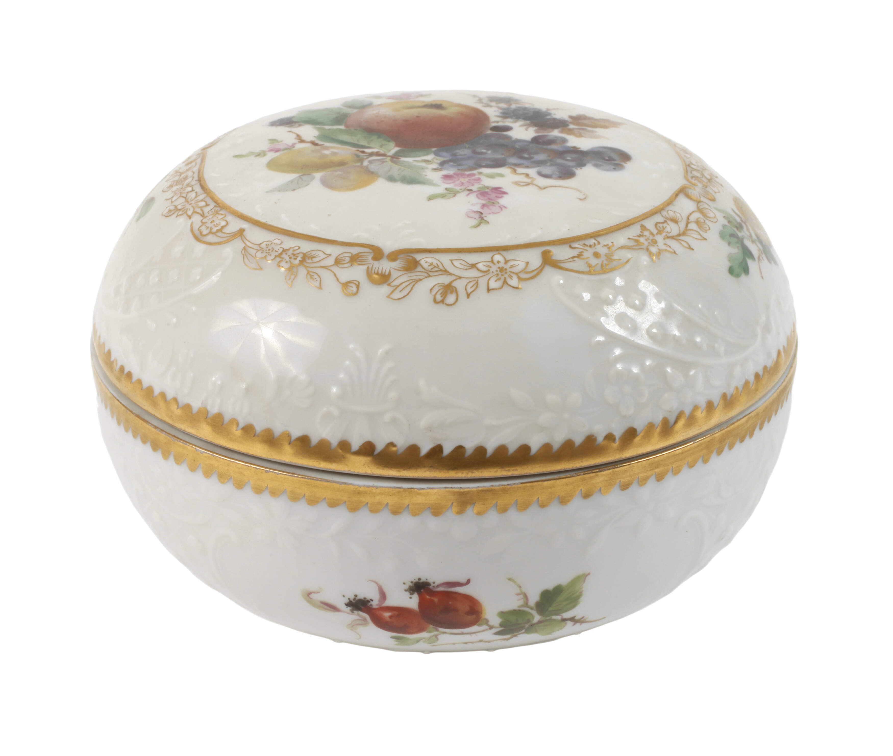 Meissen Bonboniere "Reiche Fruchtmalerei"