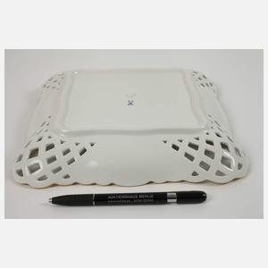 Meissen Durchbruchschale Pilzdekor